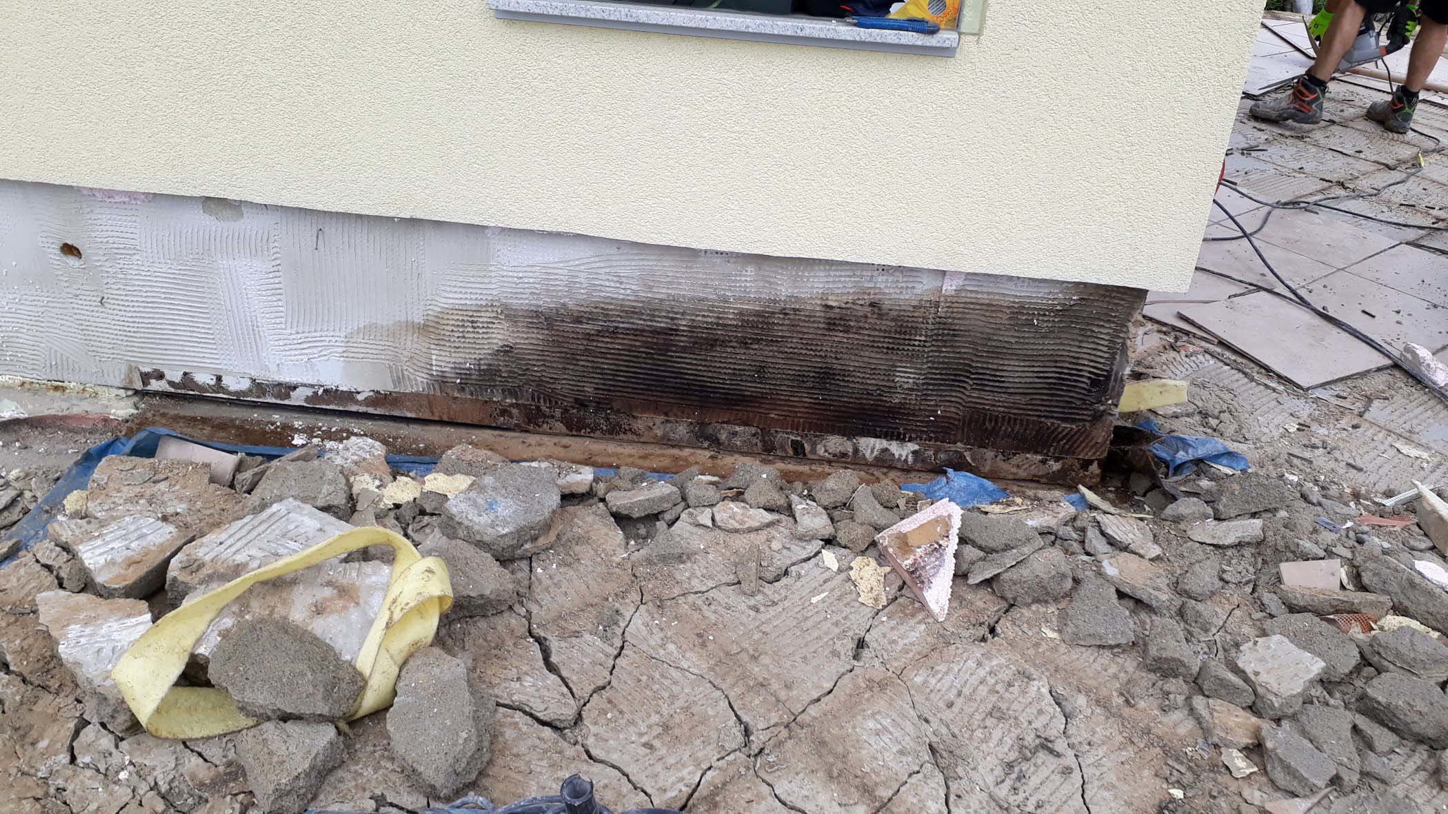 Auftrag für eine Schimmelsanierung der M S Beschichtungs GmbH